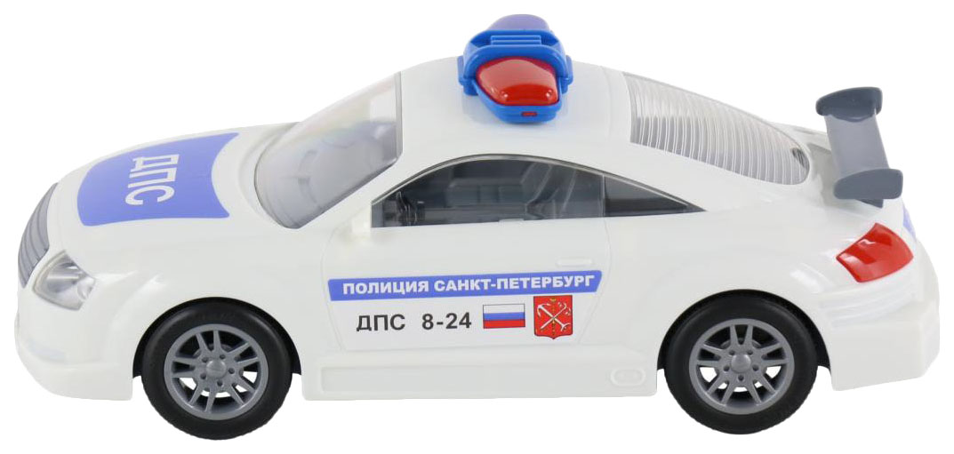 

игрушечная машинка спецслужбы Полесье ДПС 37053P, Белый;синий