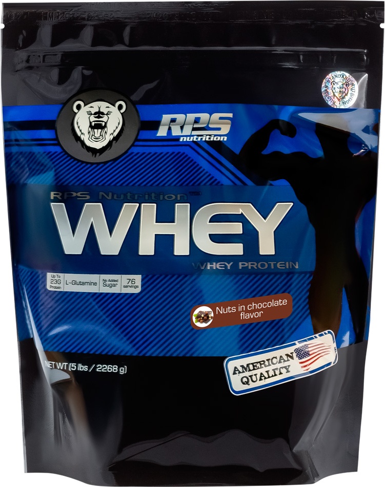 Протеин RPS Nutrition Whey Protein, 2268 г, nuts in chocolate