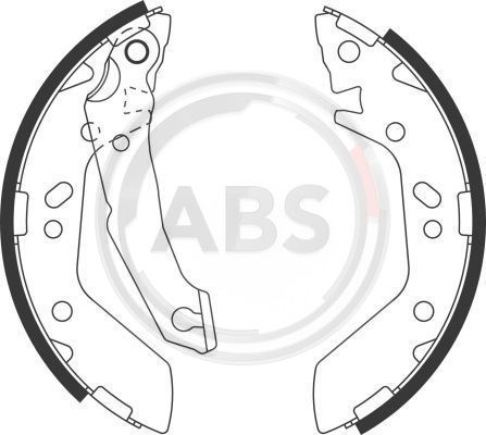 

Комплект тормозных колодок A.B.S. 9148
