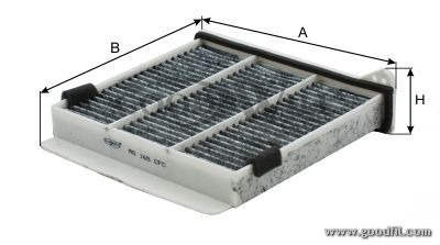 фото Фильтр салона goodwill ag 165 cfc