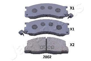 

Тормозные колодки Japanparts PA2002AF