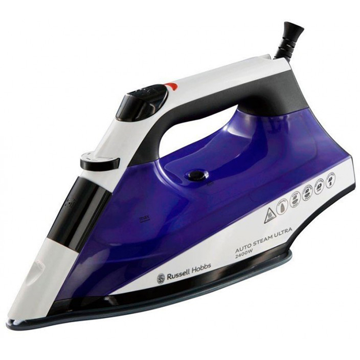 

Утюг Russell Hobbs Auto Steam Ultra белый, синий, 22523-56
