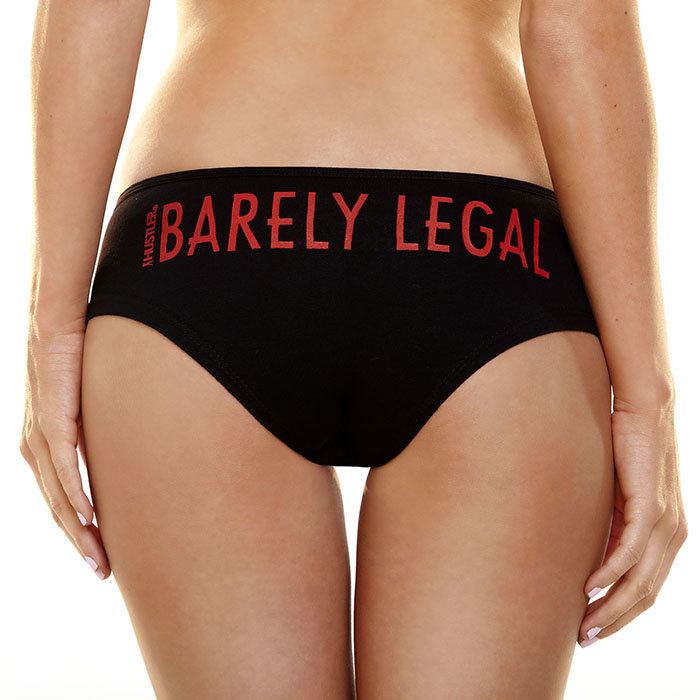 

Женские трусики Hustler с надписью Barely Legal, S/M, Barely Legal