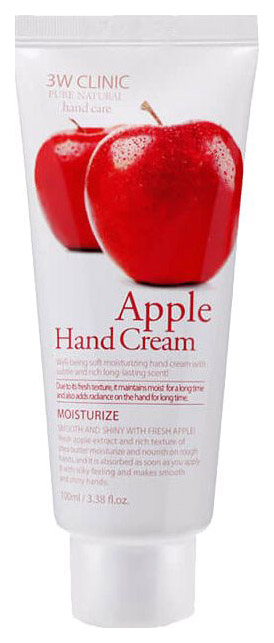 Крем для рук 3W Clinic Moisturizing Apple Hand Cream