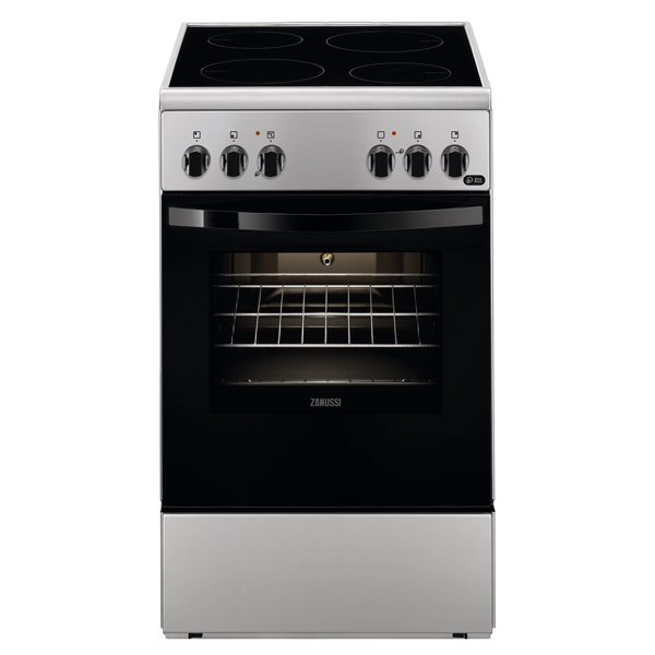 фото Электрическая плита zanussi zcv9540j1s silver