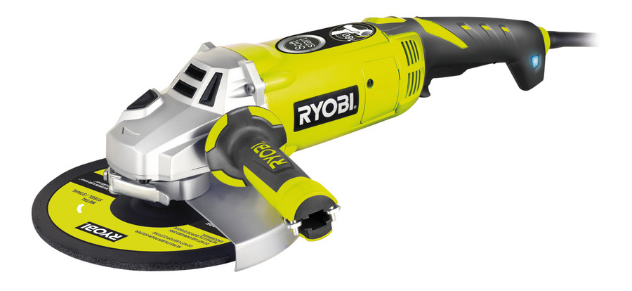 Сетевая угловая шлифовальная машина Ryobi EAG2000RS 2000W230 ANGGRIND BMC EU 5133000550 сетевая эксцентриковая шлифовальная машина ryobi ros300a 5133001142