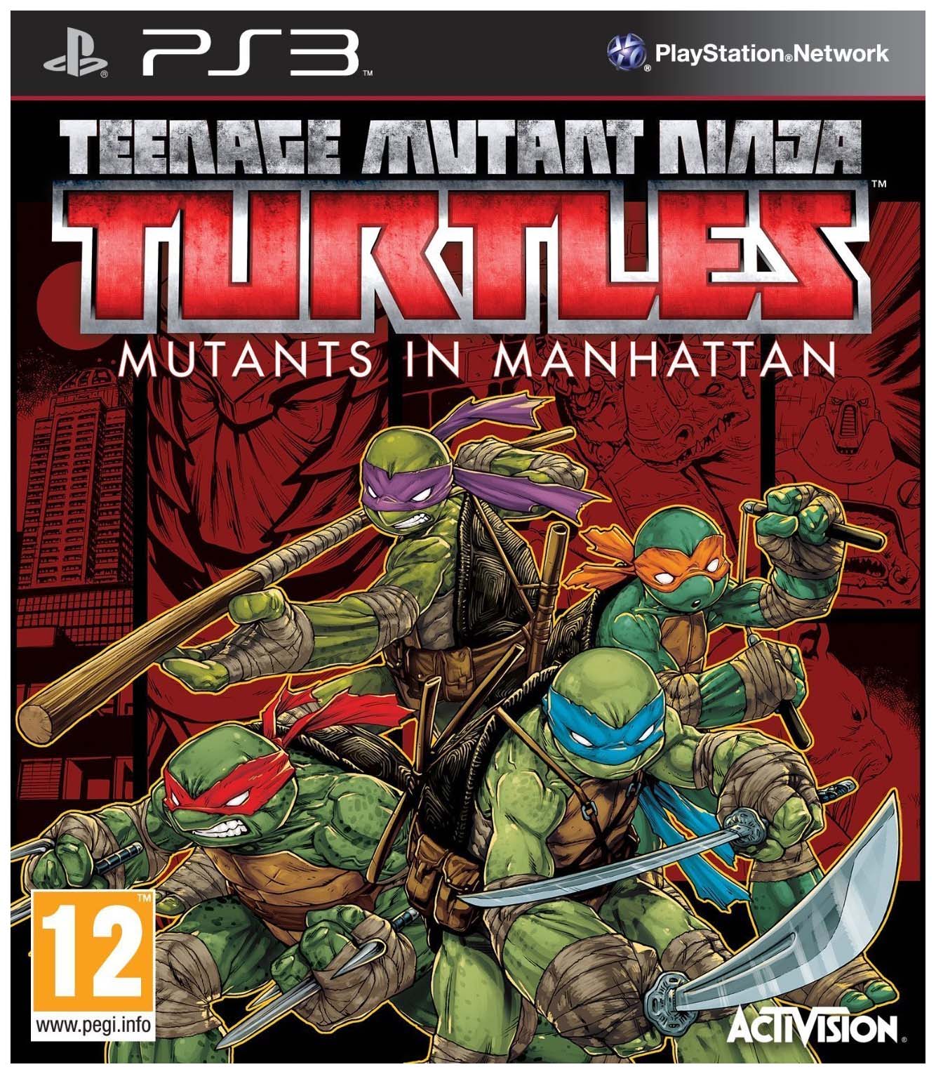 Игра Teenage Mutant Ninja Turtles Mutants in Manhattan для PlayStation 3