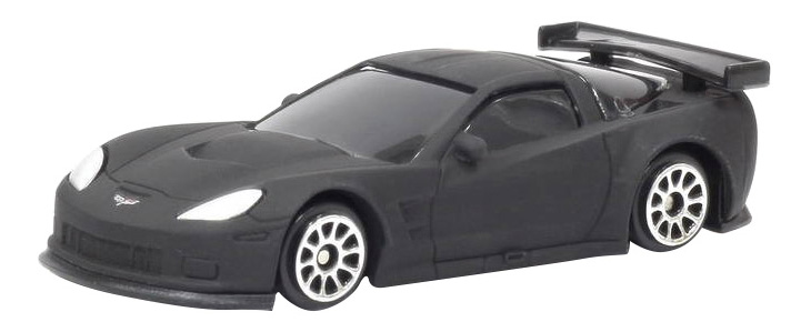 

игрушечная машинка Uni-Fortune 1:64 Chevrolet Corvette C6R без механизмов черный матовый, Chevrolet Corvette C6R