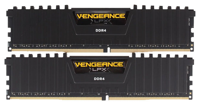 

Оперативная память Corsair VENGEANCE LPX CMK16GX4M2B3000C15, VENGEANCE LPX