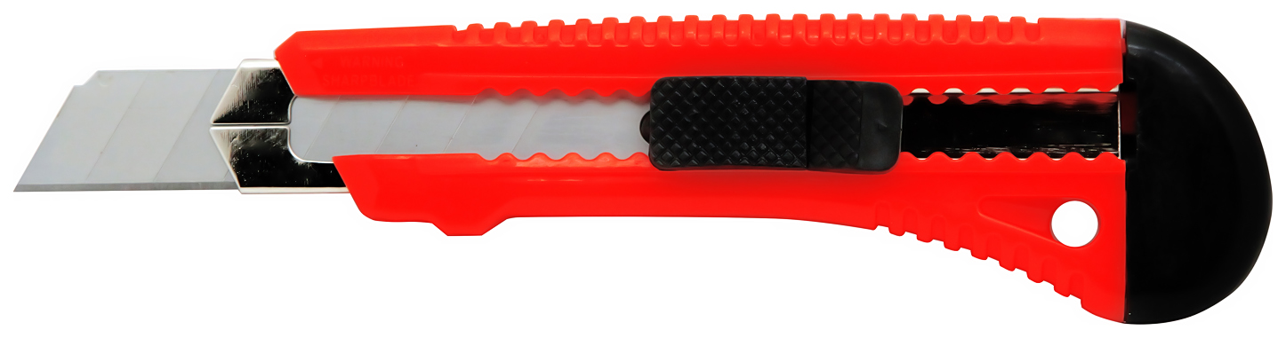 Нож канцелярский Вира 831302 усиленный пластиковый корпус Push-lock