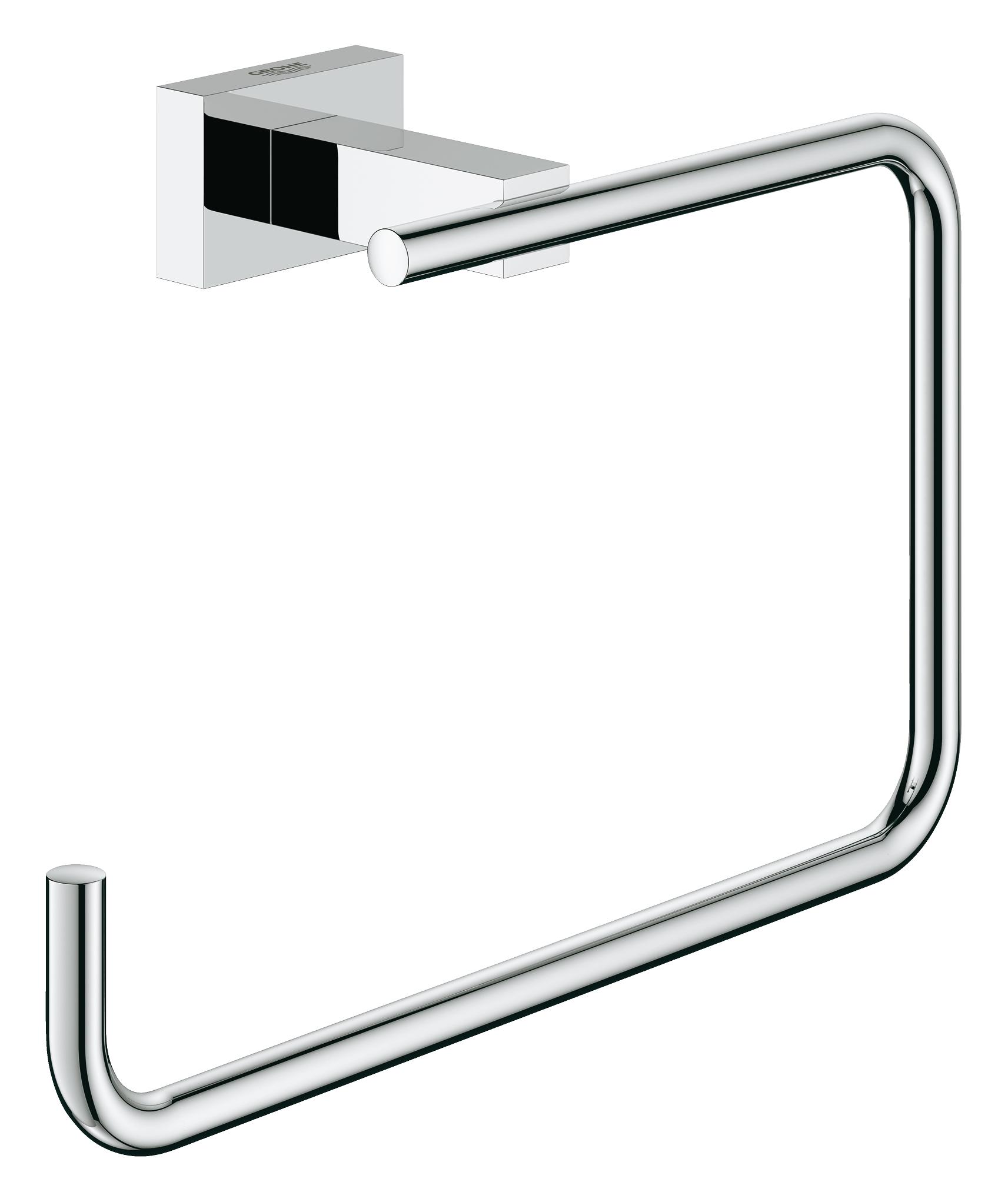 фото Кольцо для полотенца grohe essentials cube, хром