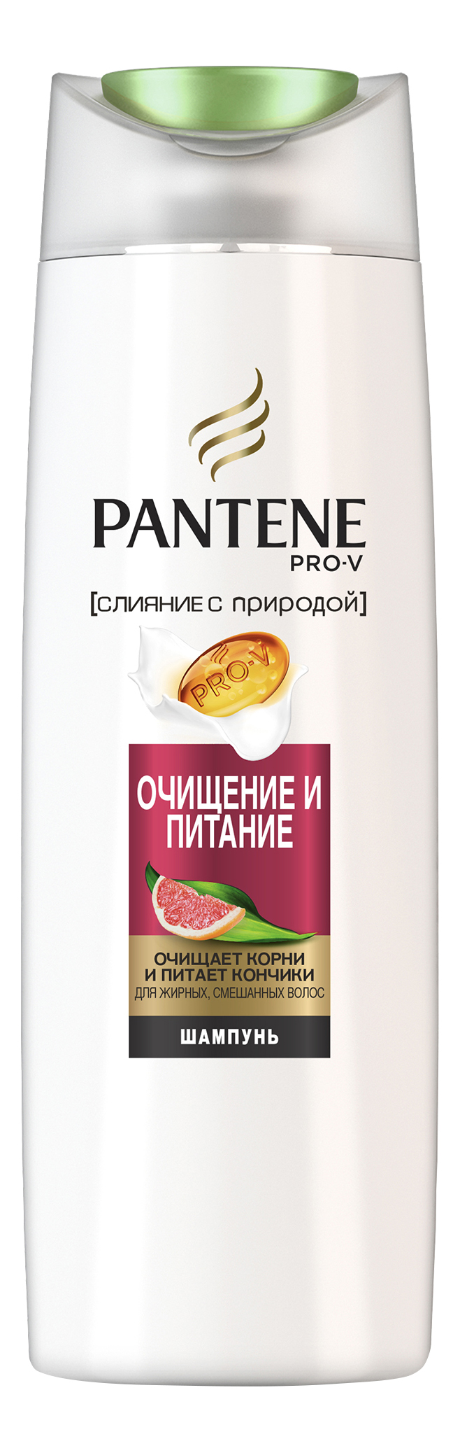 

Шампунь Pantene Слияние с природой Очищение и Питание 250 мл, шампунь для женщин 81601123
