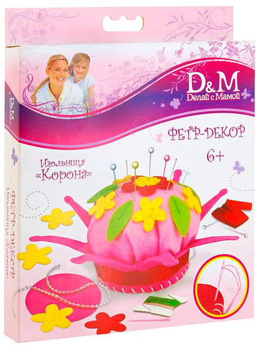 фото Набор для шитья игольницы docha&mama корона (32688) d&m