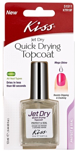 фото Средство для быстрой сушки лака kiss quick drying topcoat, 13 мл