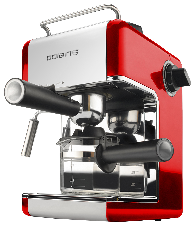 Рожковая кофеварка Polaris PCM 4002A Red кофеварка polaris pcm 2001ae