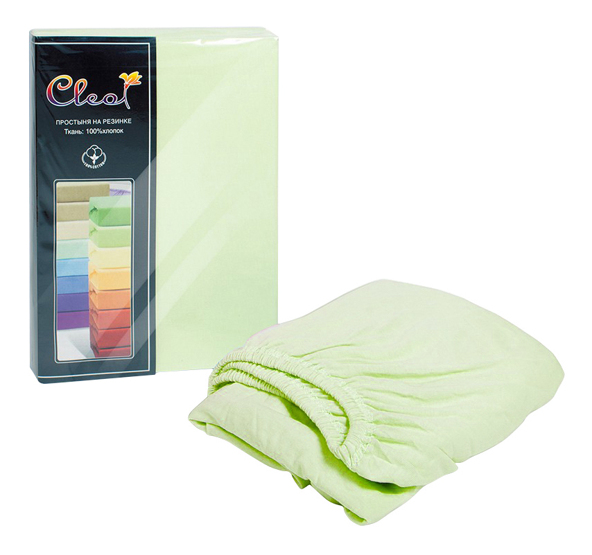 

Простыня Cleo melody 180 х 200 см салатовый, Зеленый, melody 180 х 200 см салатовый