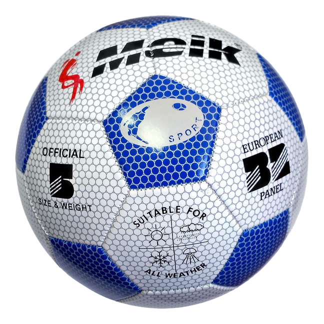 

Футбольный мяч Meik 3009 R18022 №5 white/blue, 3009 R18022