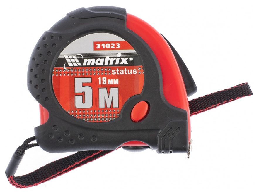 Рулетка MATRIX Status Magnet fixation 5мх19мм 31023 рулетка matrix status magnet fixation 3мх16мм 31019