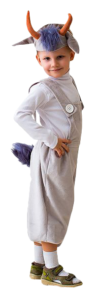 фото Карнавальный костюм бока коза, цв. серый р.122