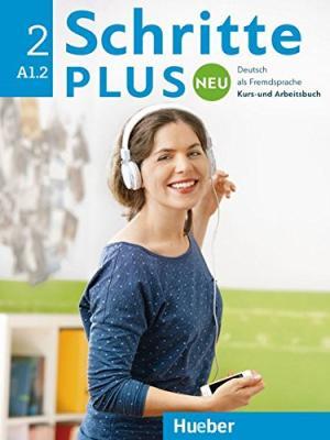 фото Книга schritte plus neu 2 kursbuch + arbeitsbuch mit cd zum ab hueber