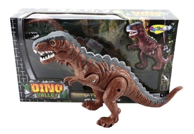 Интерактивная игрушка Shantou Gepai Динозавр коричневый NY007-A
