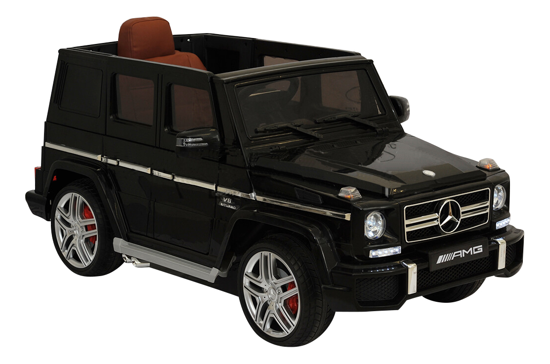 фото Электромобиль mercedes-benz g63 черный глянец rivertoys