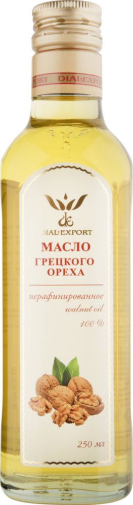 Масло грецкого ореха Dial-Export нерафинированное 250 мл