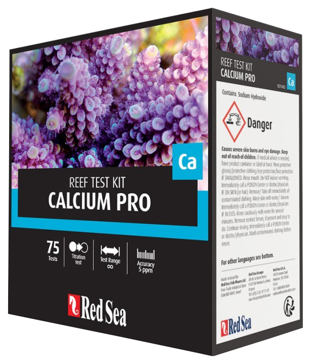 

Реактивы для теста Red Sea Кальций Про титровальный 75 измерений, Reagent Refill Kit Calcium Pro