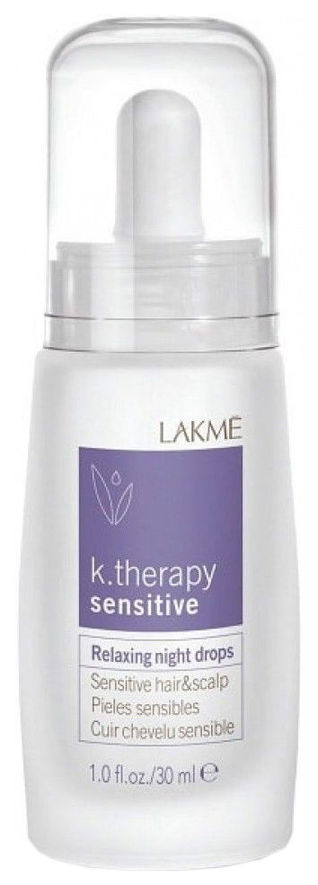 Лосьон для волос Lakme K.Therapy Relaxing Sensitive Night Drops 30 мл tete cosmeceutical лосьон косметический biocomplex detoxifying therapy 15