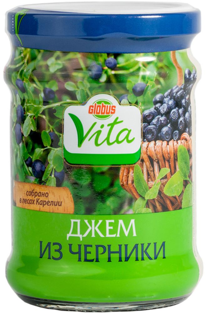 

Джем Глобус Вита из черники 310 г