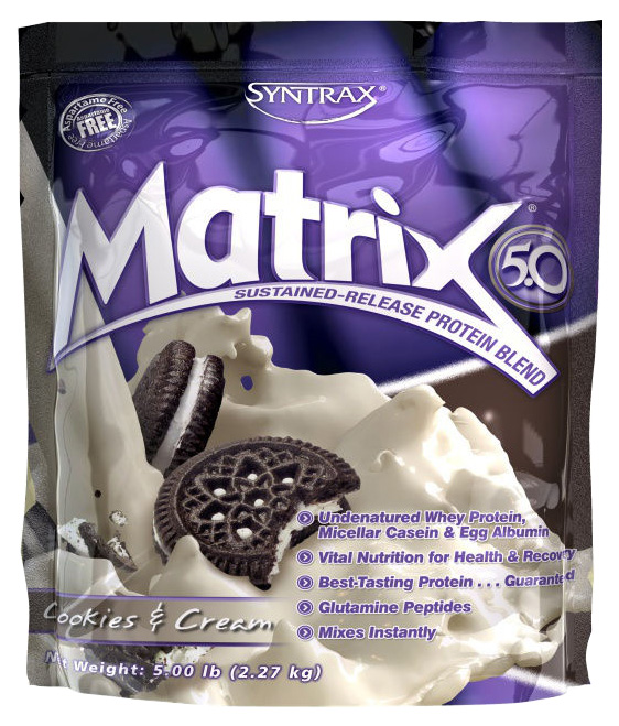 фото Протеин syntrax matrix 5.0, 2270 г, cookies and cream