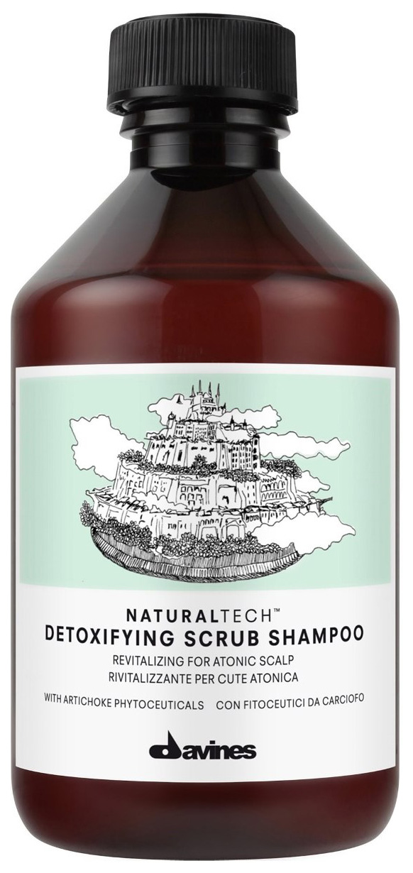 фото Шампунь davines natural tech detoxifying scrub 250 мл