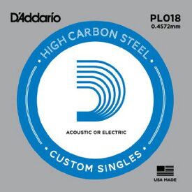 

Одиночная струна для акустической и электрогитары D ADDARIO PL018