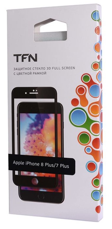 

Защитное стекло TFN стекло Iphone 8+/7+/6S+/6+ 3D white, TFN-SP-07-007G3W