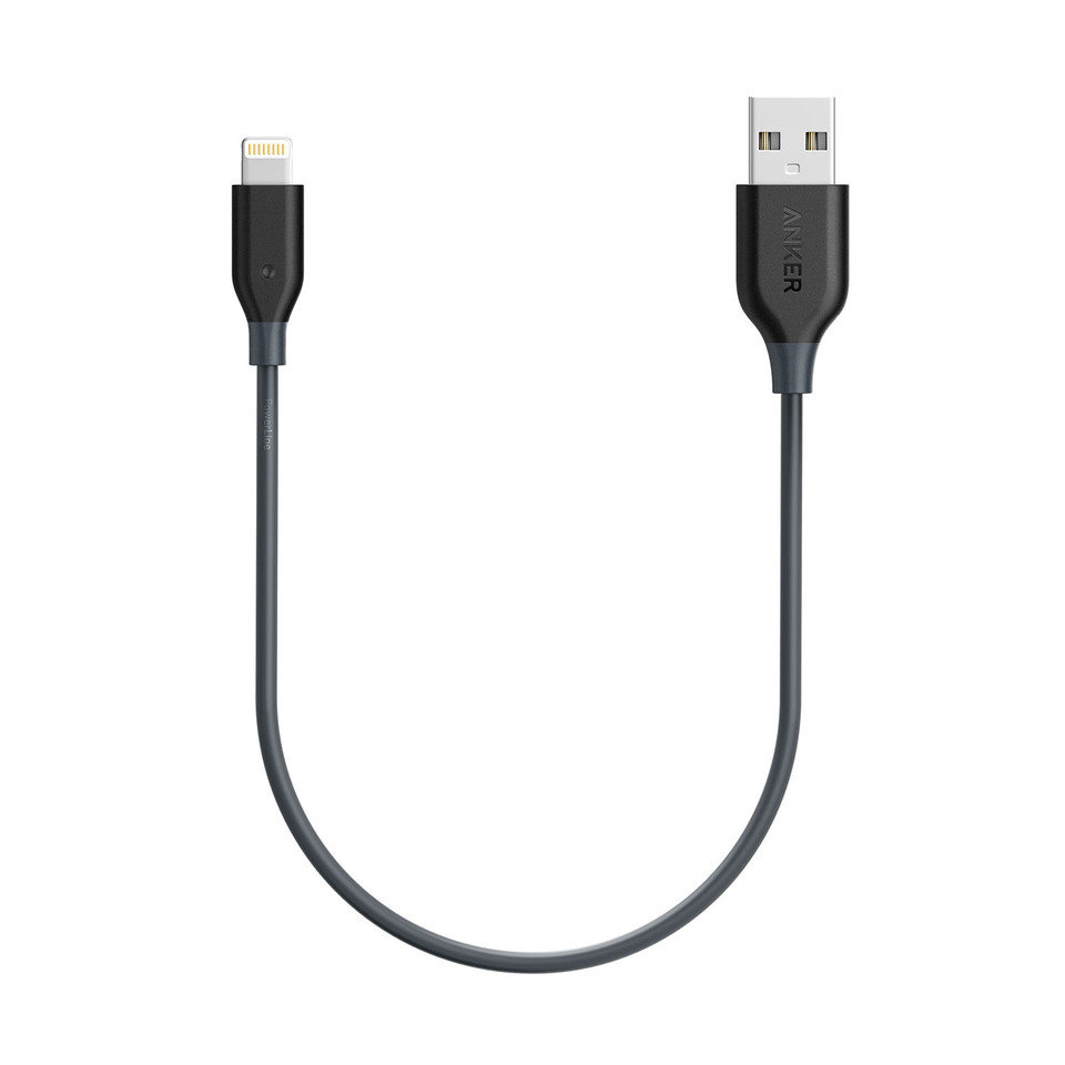 

Кабель Anker PowerLine Lightning Cable 1ft Space Gray