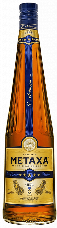 фото Бренди metaxa 5 stars, 500мл o.s.с.a.e.