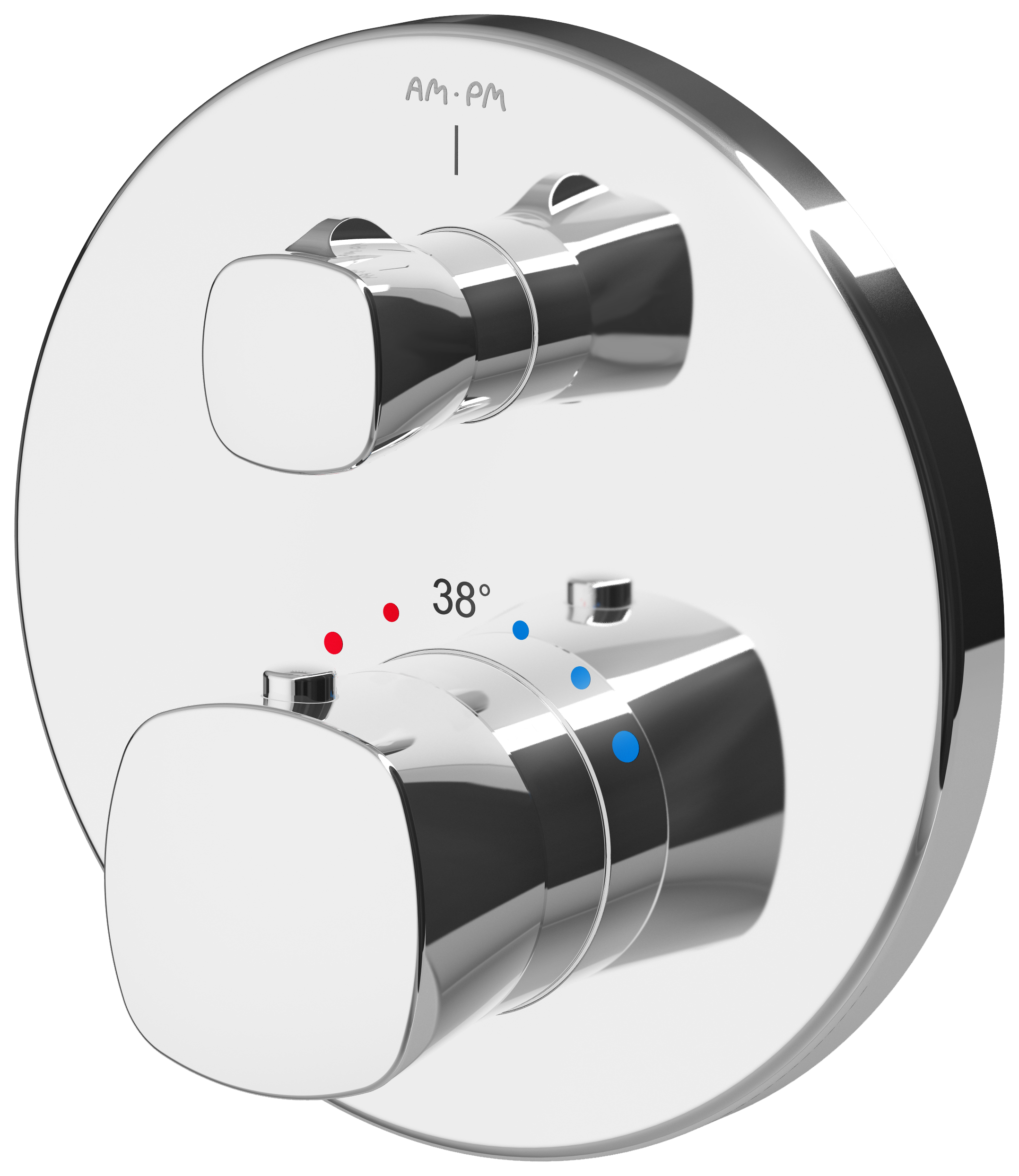 

Термостат Am.Pm Spirit V2.1 F71A85500 для ванны с душем, Серебристый, F71A85