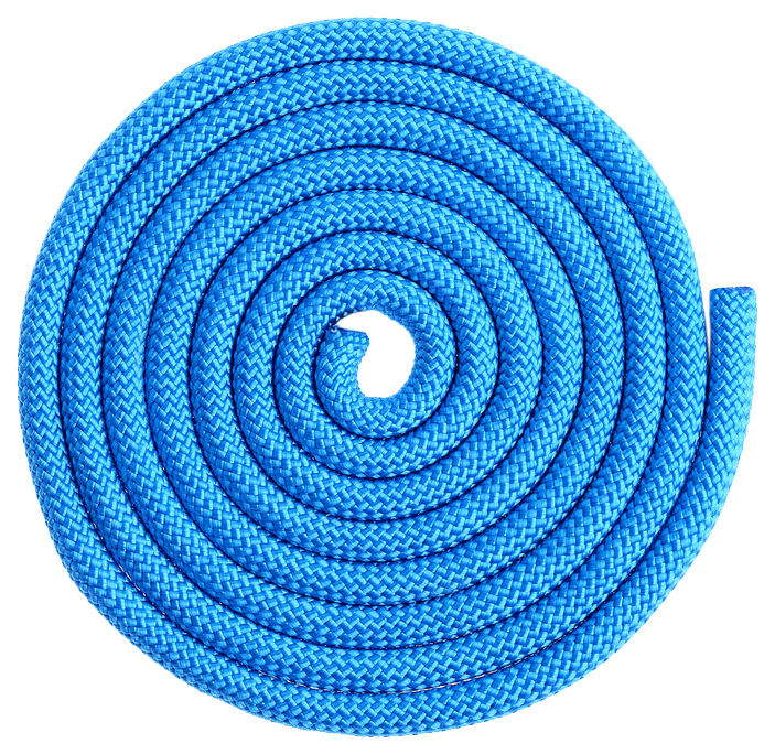 Скакалка гимнастическая, утяжелённая, 2,5 м, 150 г, цвет синий Ace
