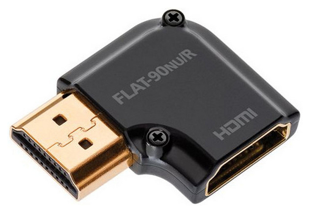 

Переходник AudioQuest 90 NU/R HDMI - HDMI Black, 90 NU/R