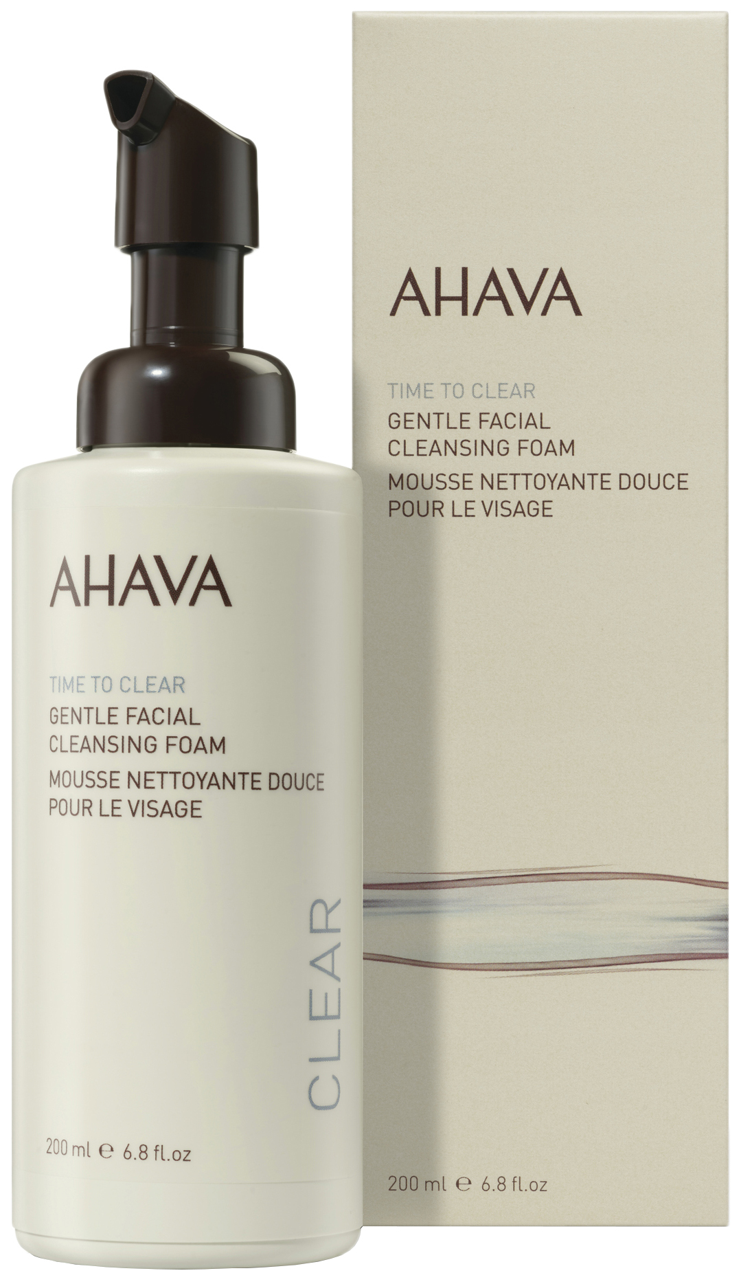 Пенка для умывания Ahava Time To Clear 200 мл крем маска для жирной проблемной кожи provit cream mask clear al4153 225 мл