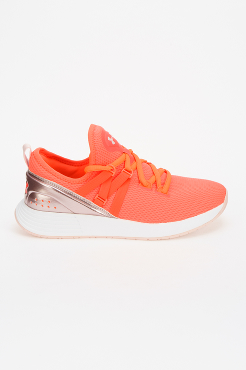 фото Кроссовки женские under armour breathe trainer розовые 36.5 ru