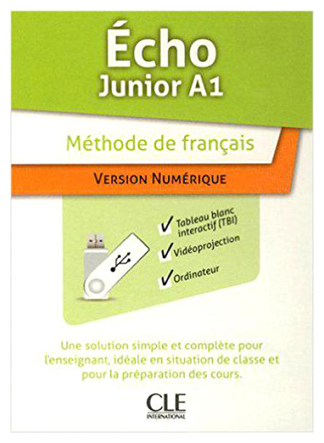 фото Книга cd-rom. echo junior: ressources numeriques pour tbi sur cle usb cle international