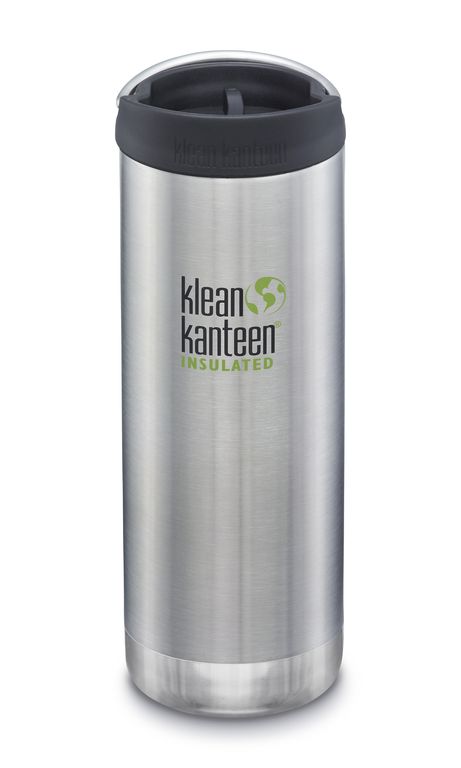 фото Бутылка klean kanteen tkwide cafe cap 473 мл brushed stainless