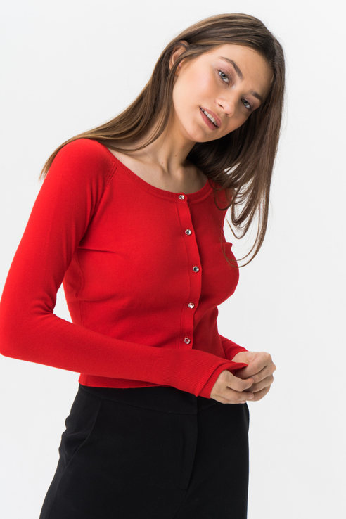 

Кардиган женский Guess W92R67Z2760G512 красный XS, W92R67Z2760G512