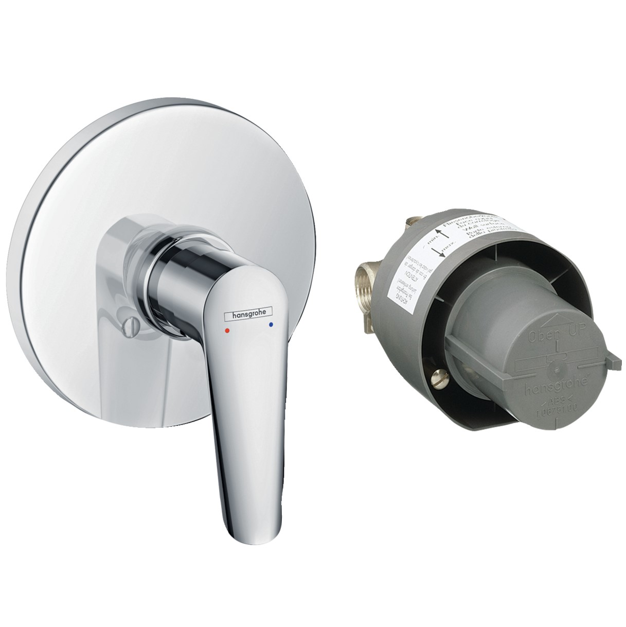 

Смеситель для встраиваемой системы Hansgrohe 71608000, Серебристый, Logis E