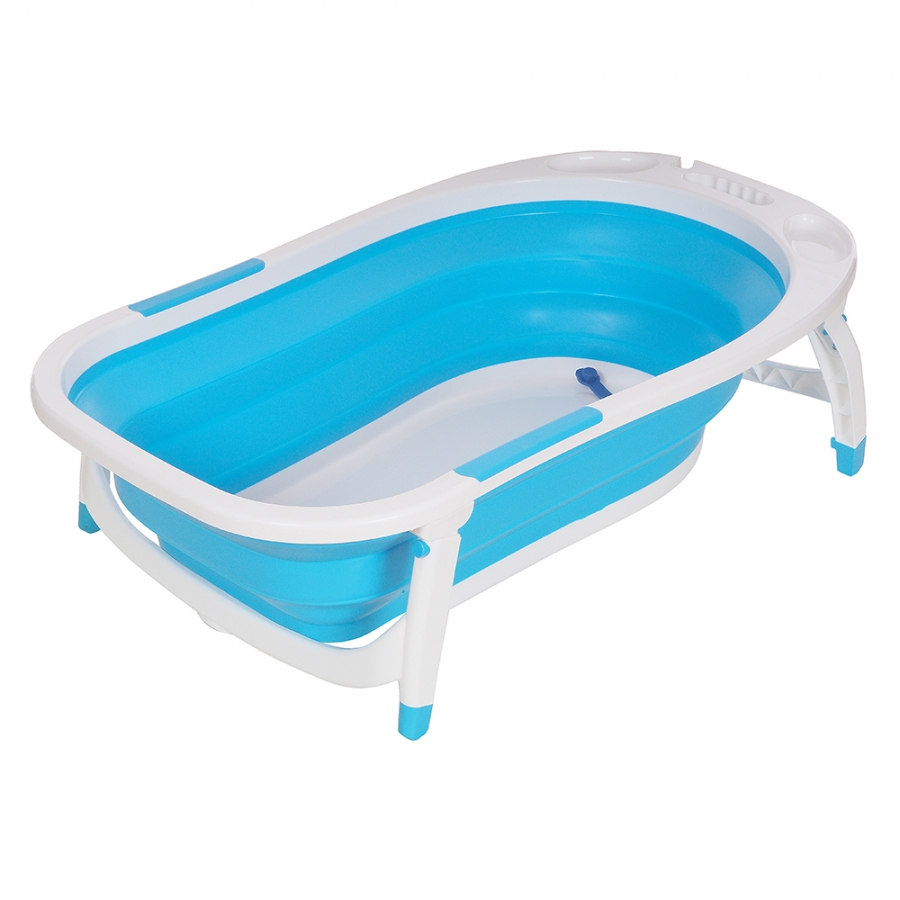фото Детская ванна складная pituso 85 см голубая
