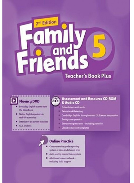 

Family and Friends (2nd Edition). 5 Teacher's Book Plus Pack