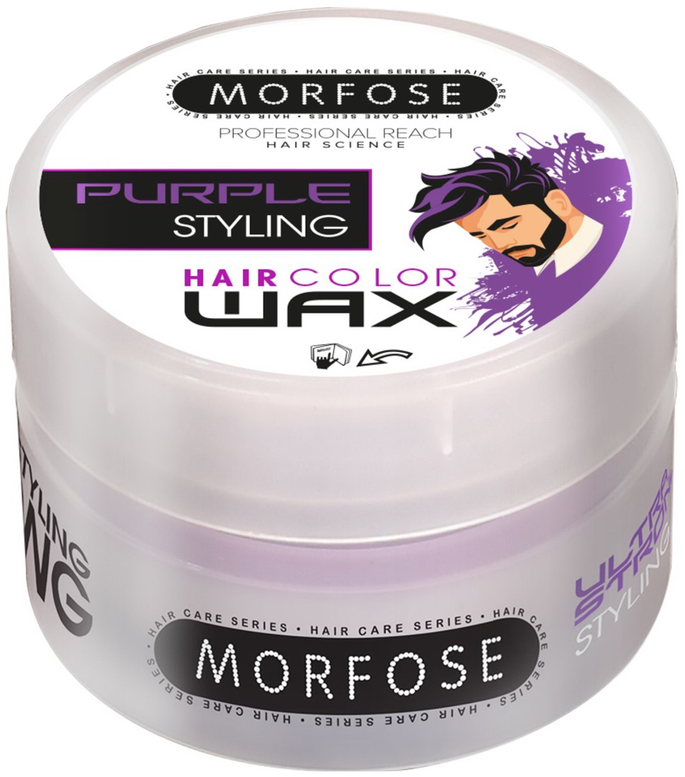 фото Воск для укладки morfose color hair wax фиолетовый 100 мл