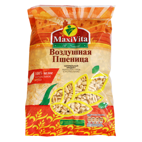 фото Воздушные зерна пшеницы maxivita 125 г maxi vita