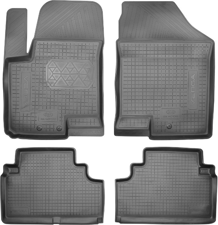 

Комплект ковриков в салон 4шт., черный, высокий борт venga KIA арт. R81301P200